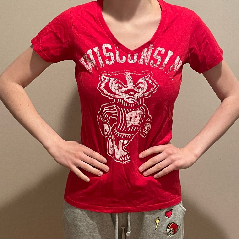 Wisconsin Bucky Badger tee